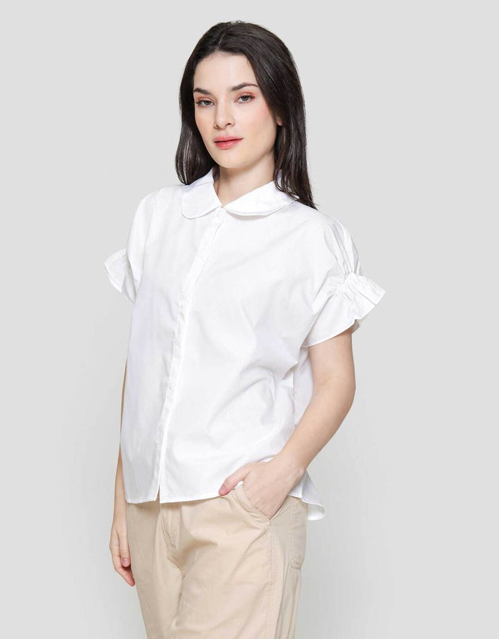 Connexion With Lengan Karet Kemeja Wanita