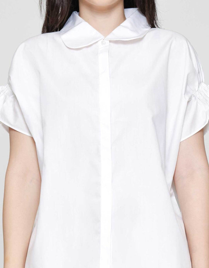 Connexion With Lengan Karet Kemeja Wanita