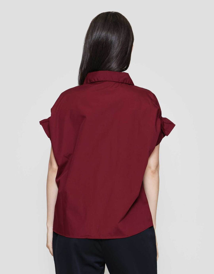 Connexion With Lengan Karet Kemeja Wanita