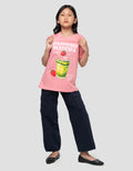 Nevada Sablon Dtf Matcha Kaos Anak Perempuan