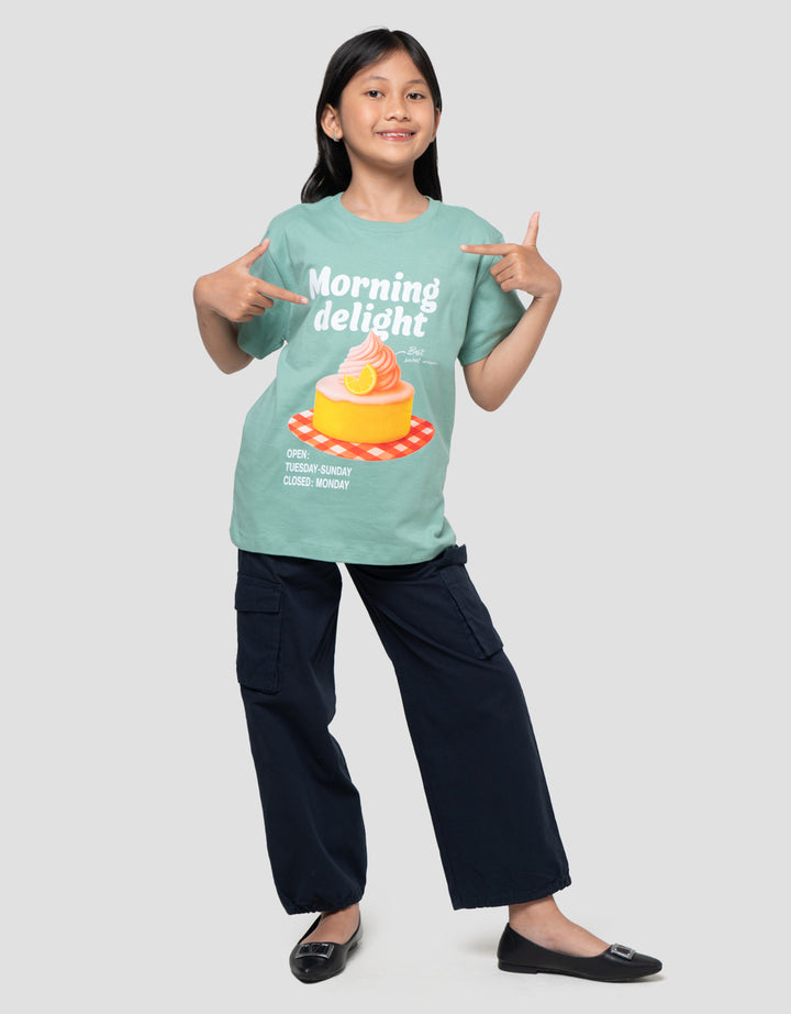 Nevada Sablon Dtf Cake Kaos Anak Perempuan