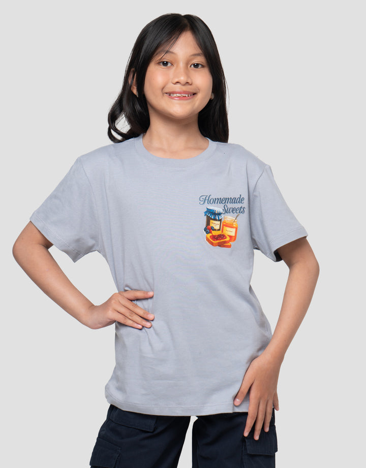 Nevada Sablon Jam Kaos Anak Perempuan