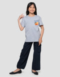 Nevada Sablon Jam Kaos Anak Perempuan
