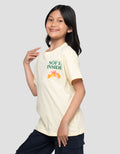 Nevada Sablon Croissant Kaos Anak Perempuan