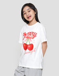 Nevada Sablon Fruit Kaos Anak Perempuan