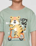 Little M Tiger Lets Go Motor Pakaian Setelan Anak Laki-laki