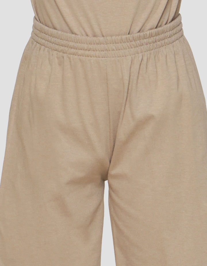 Little M Fox Outdoor Camp Back Print Pakaian Setelan Anak Laki-laki