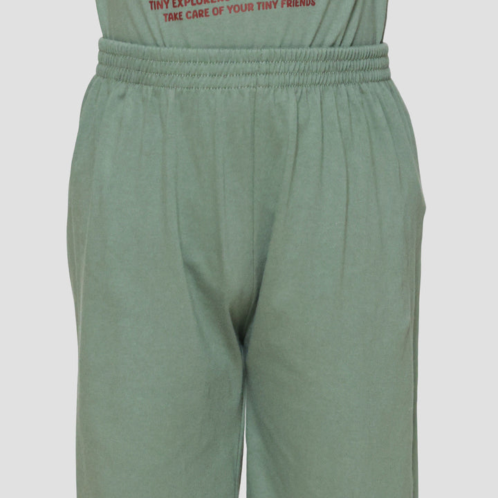 Little M Tupai Ontario Manset Pakaian Setelan Anak Laki-laki