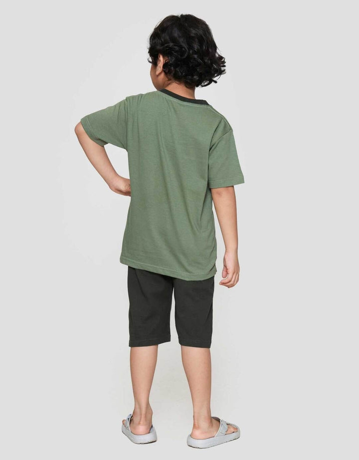 Little M Bear Camping Pakaian Setelan Anak Laki-laki