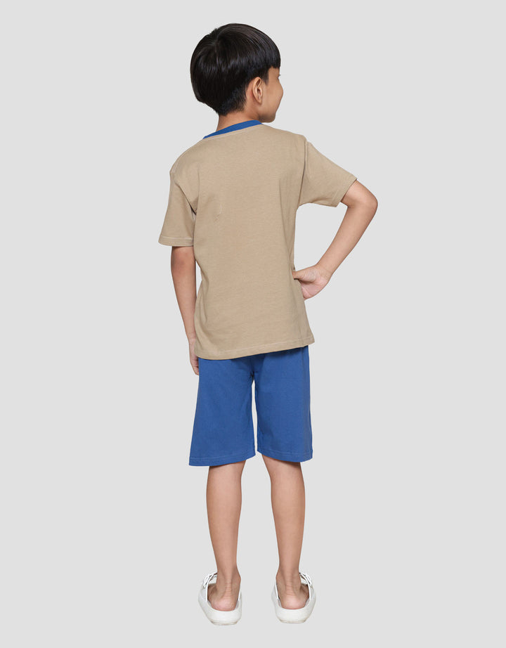 Little M Bear Lets Go Camp Pakaian Setelan Anak Laki-laki