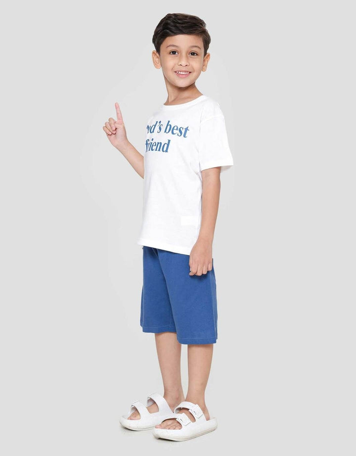 Little M Dads Best Friend Pakaian Setelan Anak Laki-laki