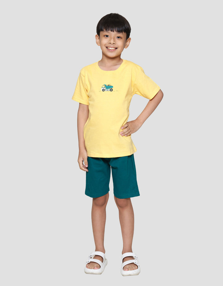 Little M Truck Croco Pakaian Setelan Anak Laki-laki