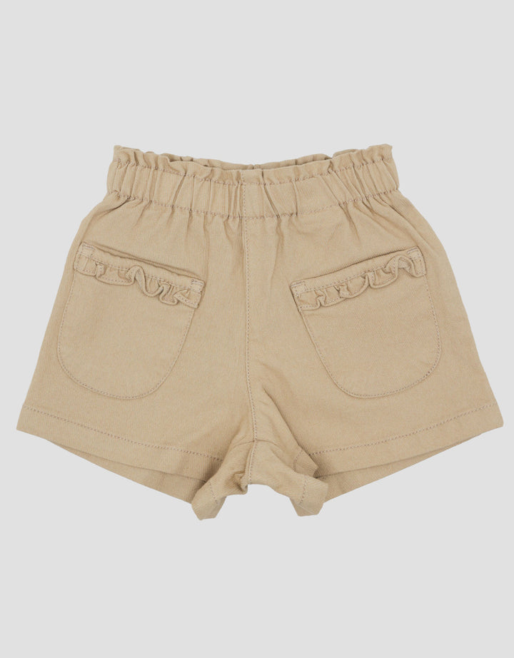 Little M Woven Twill With Bow Celana Pendek Bayi