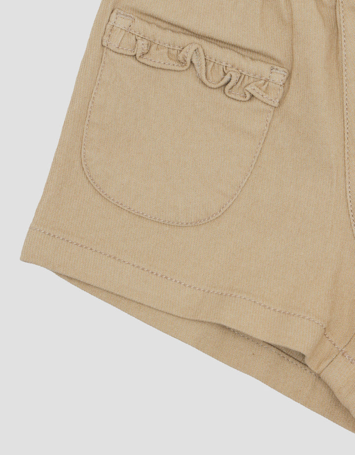 Little M Woven Twill With Bow Celana Pendek Bayi