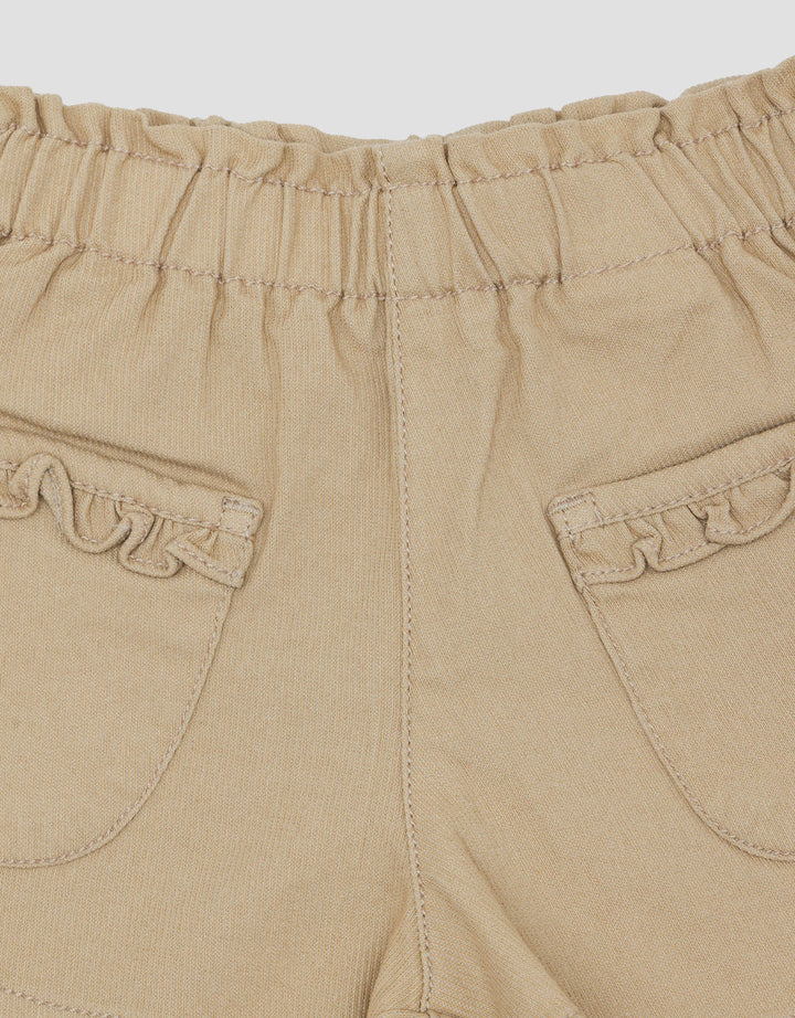 Little M Woven Twill With Bow Celana Pendek Bayi