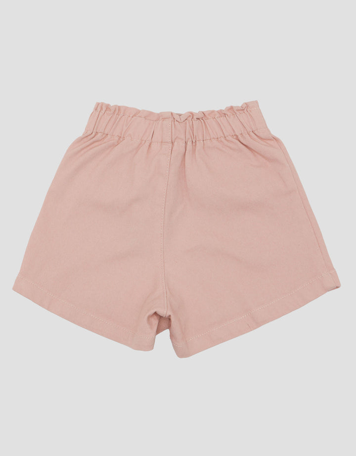 Little M Woven Twill With Bow Celana Pendek Bayi