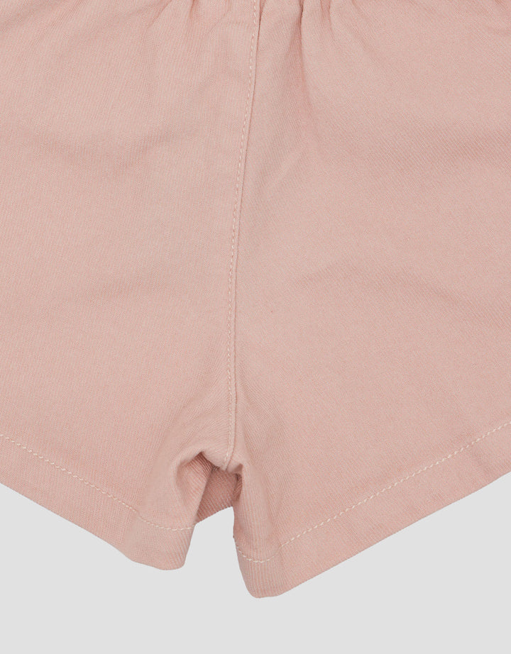 Little M Woven Twill With Bow Celana Pendek Bayi