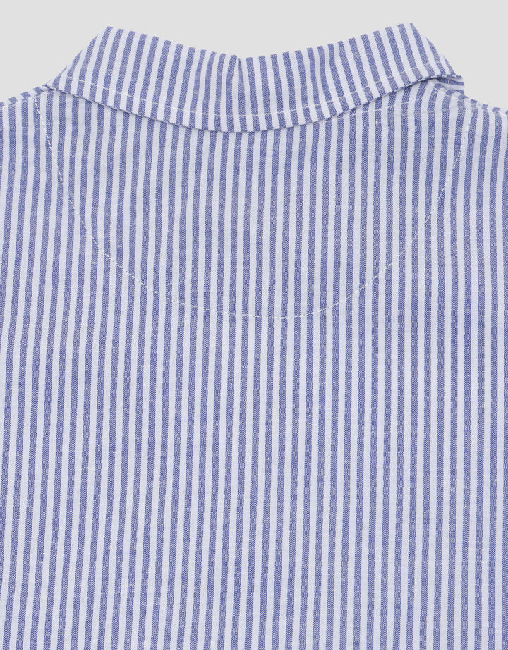 Little M Woven Salur Pakaian Setelan Bayi