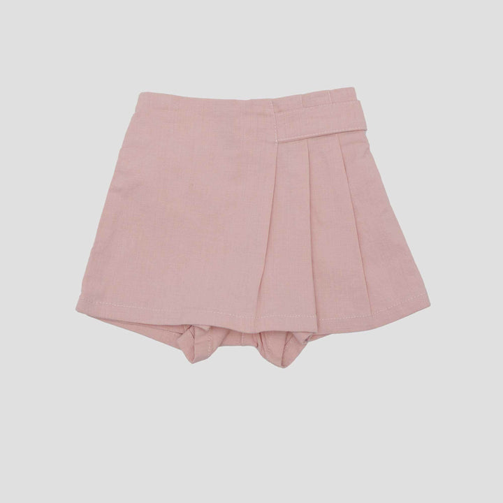 Little M Slub Plisket Celana Rok Bayi