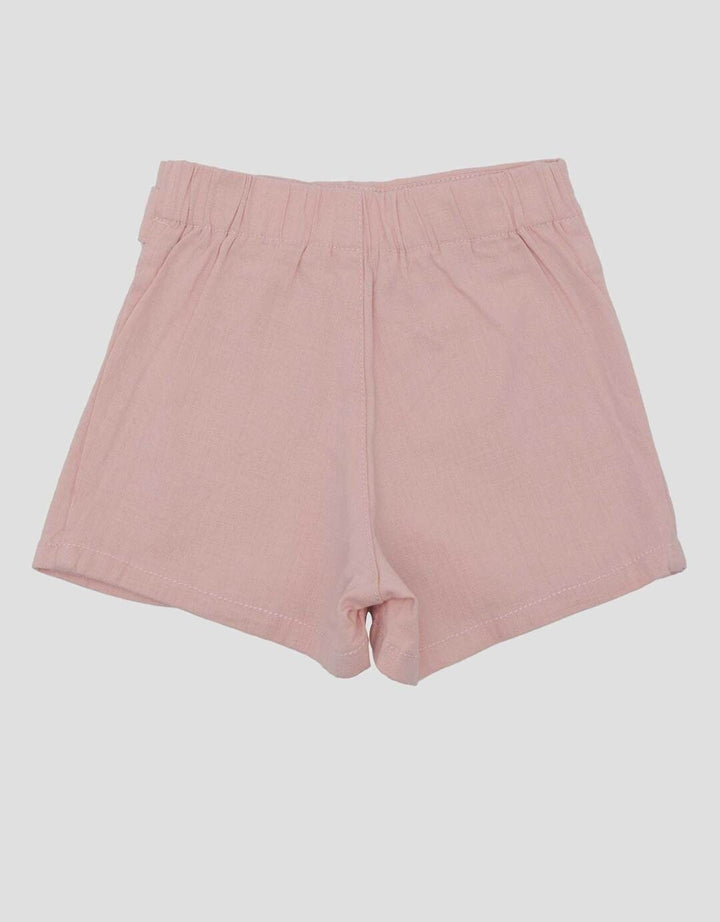 Little M Slub Plisket Celana Rok Bayi