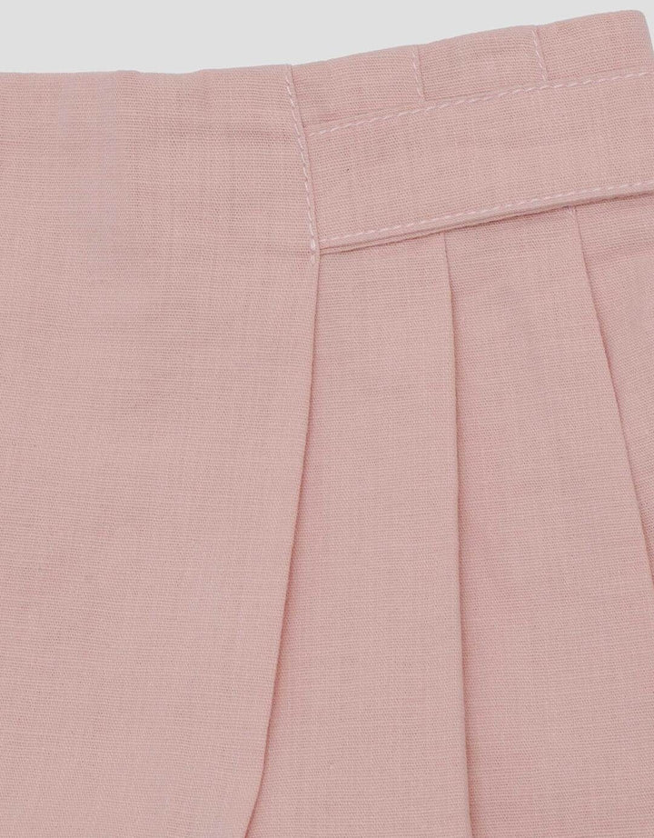 Little M Slub Plisket Celana Rok Bayi