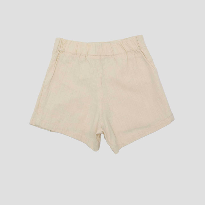 Little M Woven Slub Plisket Celana Rok Bayi