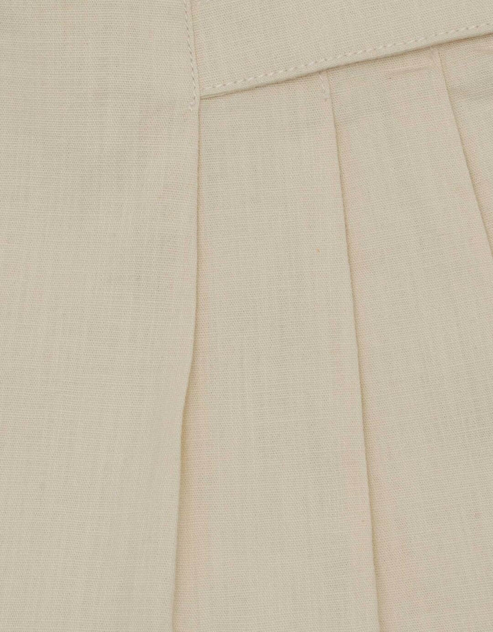 Little M Woven Slub Plisket Celana Rok Bayi