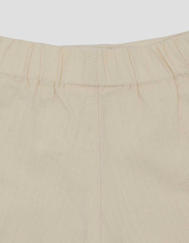 Little M Woven Slub Plisket Celana Rok Bayi