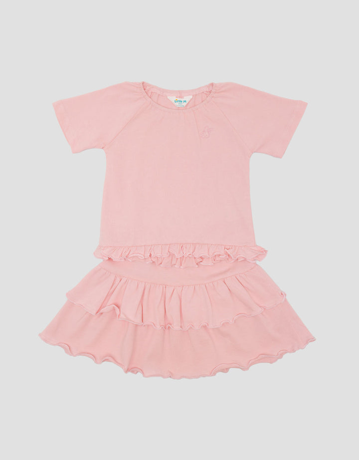 Little M Rok Enzim With Border Pakaian Setelan Bayi