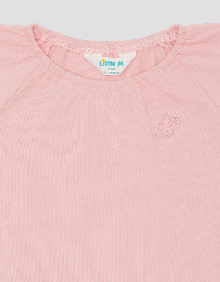 Little M Rok Enzim With Border Pakaian Setelan Bayi