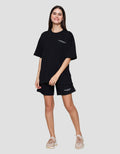 Nevada Baby Terry Stay Humble Kaos Oversize Wanita