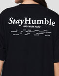 Nevada Baby Terry Stay Humble Kaos Oversize Wanita