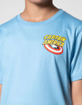 Marvel Capt America Kaos Anak Laki-laki