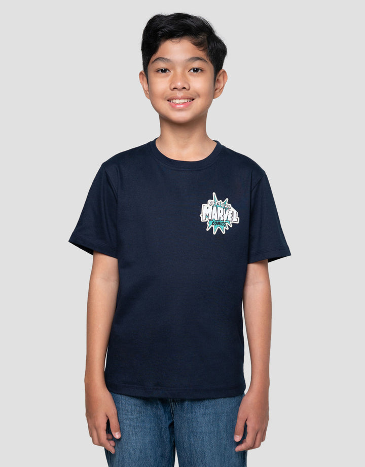 Marvel Logo Dpn Tulisan Kaos Anak Laki-laki