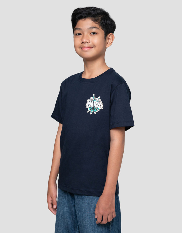 Marvel Logo Dpn Tulisan Kaos Anak Laki-laki