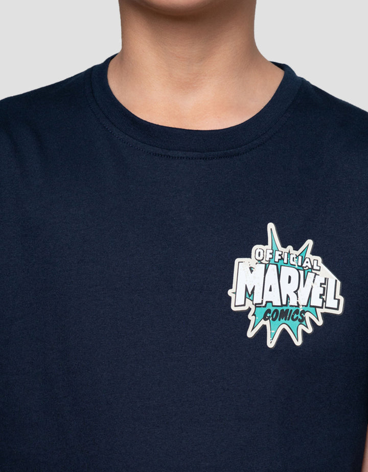 Marvel Logo Dpn Tulisan Kaos Anak Laki-laki