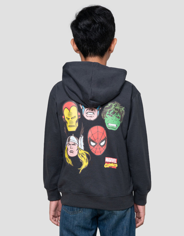 Marvel Marvel Teams Blkg Sweater Hoddy Anak Laki-laki