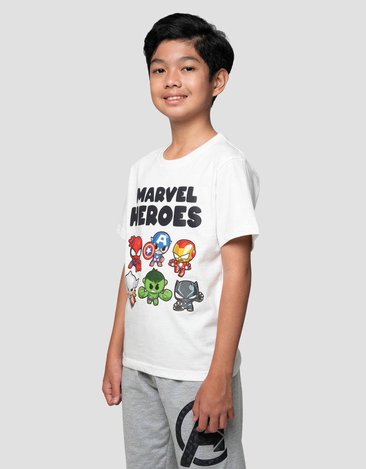 Marvel Marvel Hero Chibby Kaos Anak Laki-laki
