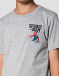 Marvel Spiderman Logo Dpn Blkg Kaos Anak Laki-laki