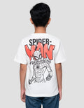 Marvel Spiderman Print Kaos Anak Laki-laki