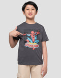 Marvel Amazing Spiderman Kaos Anak Laki-laki