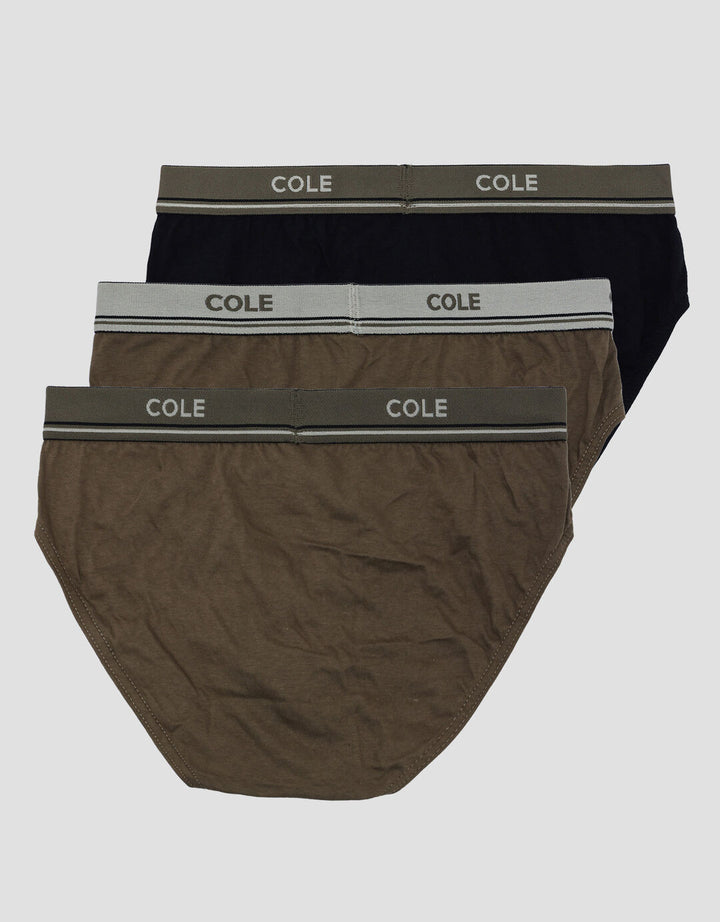 Cole 3Pk Cotton Ewb Doube Line Celana Dalam Pria