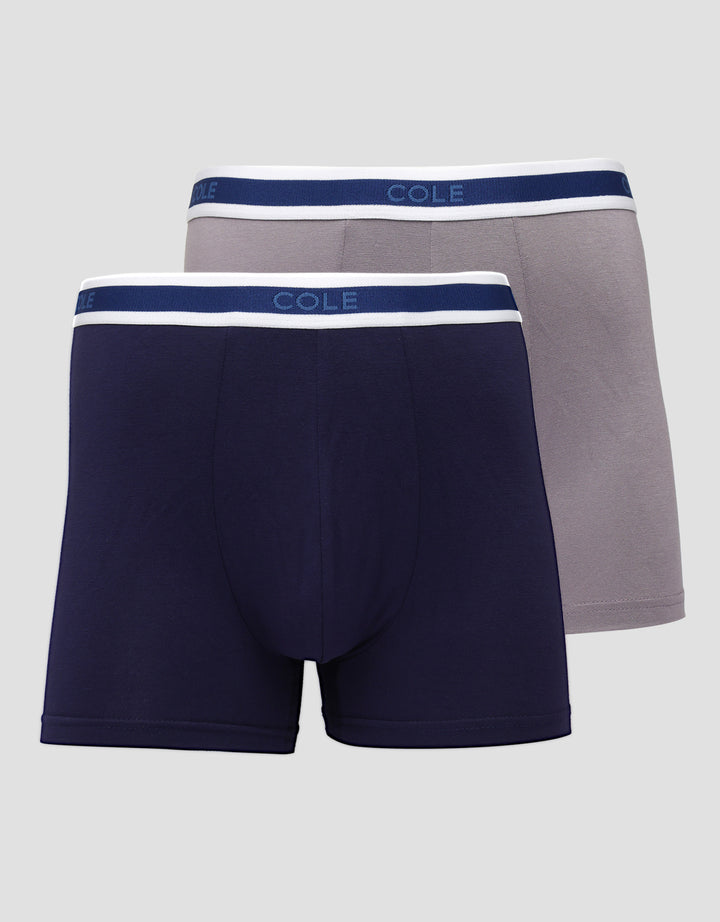 Cole 2 Pk Rayon Ewb Mid Stripe Celana Boxer Pria