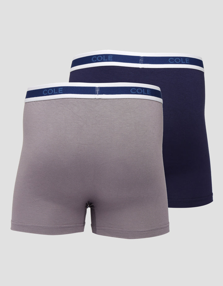 Cole 2 Pk Rayon Ewb Mid Stripe Celana Boxer Pria