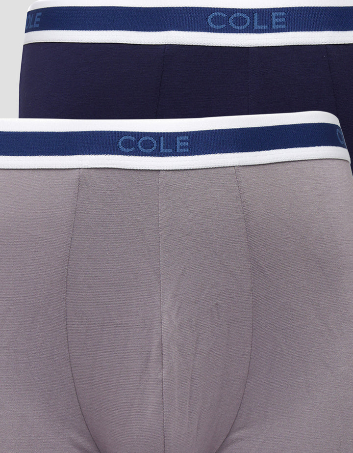 Cole 2 Pk Rayon Ewb Mid Stripe Celana Boxer Pria