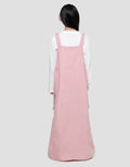 Nevada Woven Overall Kantong Kargo Maxi Dress Anak Perempuan