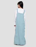 Nevada Woven Overall Kantong Kargo Maxi Dress Anak Perempuan