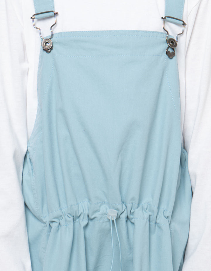 Nevada Woven Overall Kantong Kargo Maxi Dress Anak Perempuan