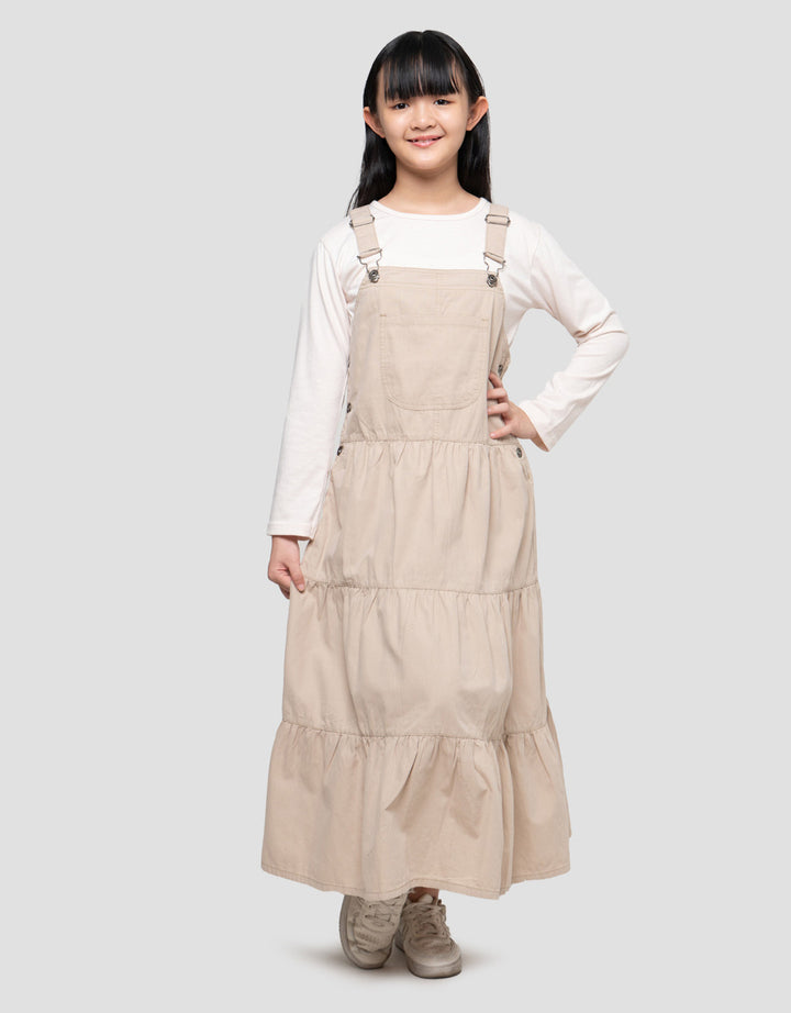 Nevada Tiered Dress Overall Anak Perempuan