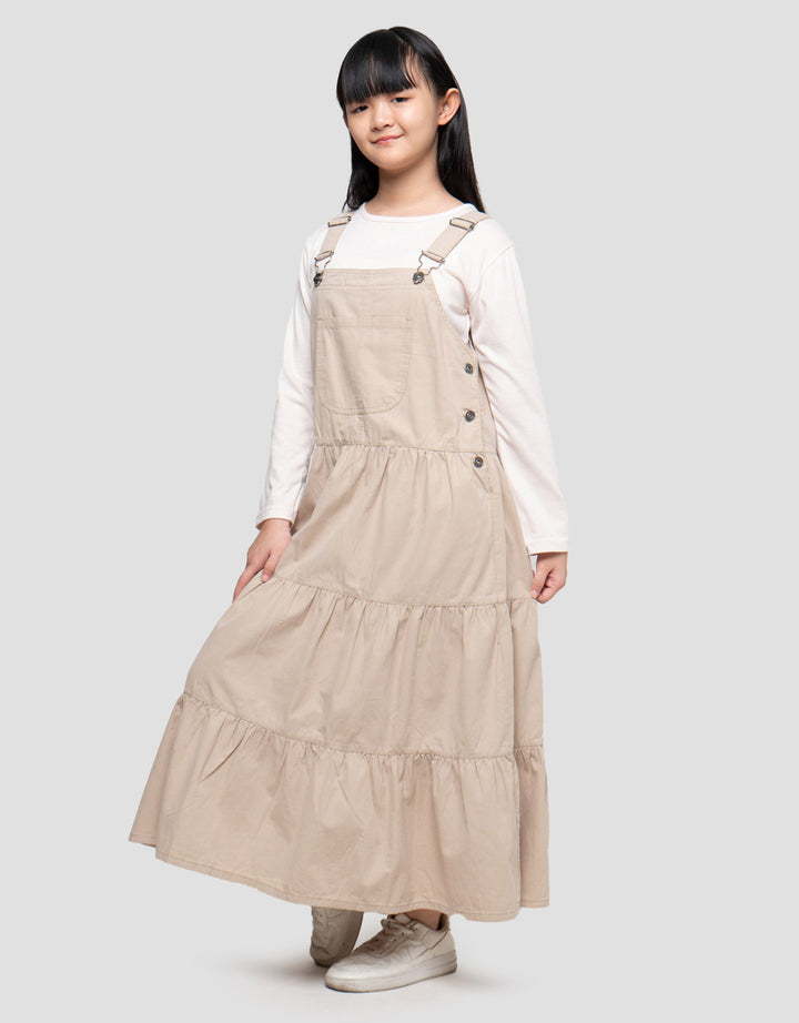Nevada Tiered Dress Overall Anak Perempuan